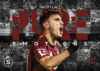Qazim Laci Sparta Praha SportZoo Chance Liga 2024/25 2. serie Pure Emotions #PE-01